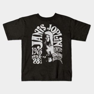 Janis Joplin Music Kids T-Shirt